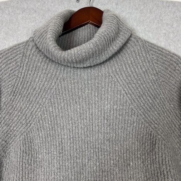 Sweaty Betty Gray Turtleneck Shakti Knit Long Sleeve Jumper Sweater Size Small - Picture 3 of 8